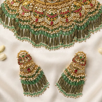 Jadau Pachi Bridal Jodha Choker Set