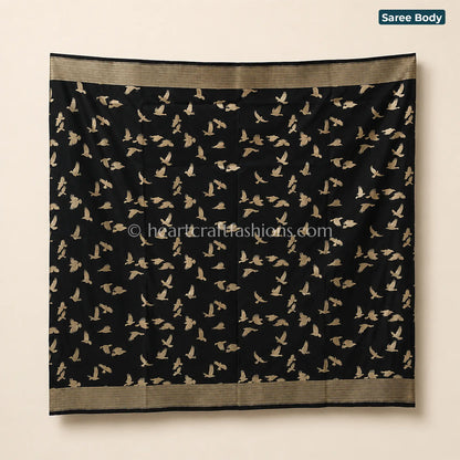 Kali Hansa Banarasi Katan Silk Saree