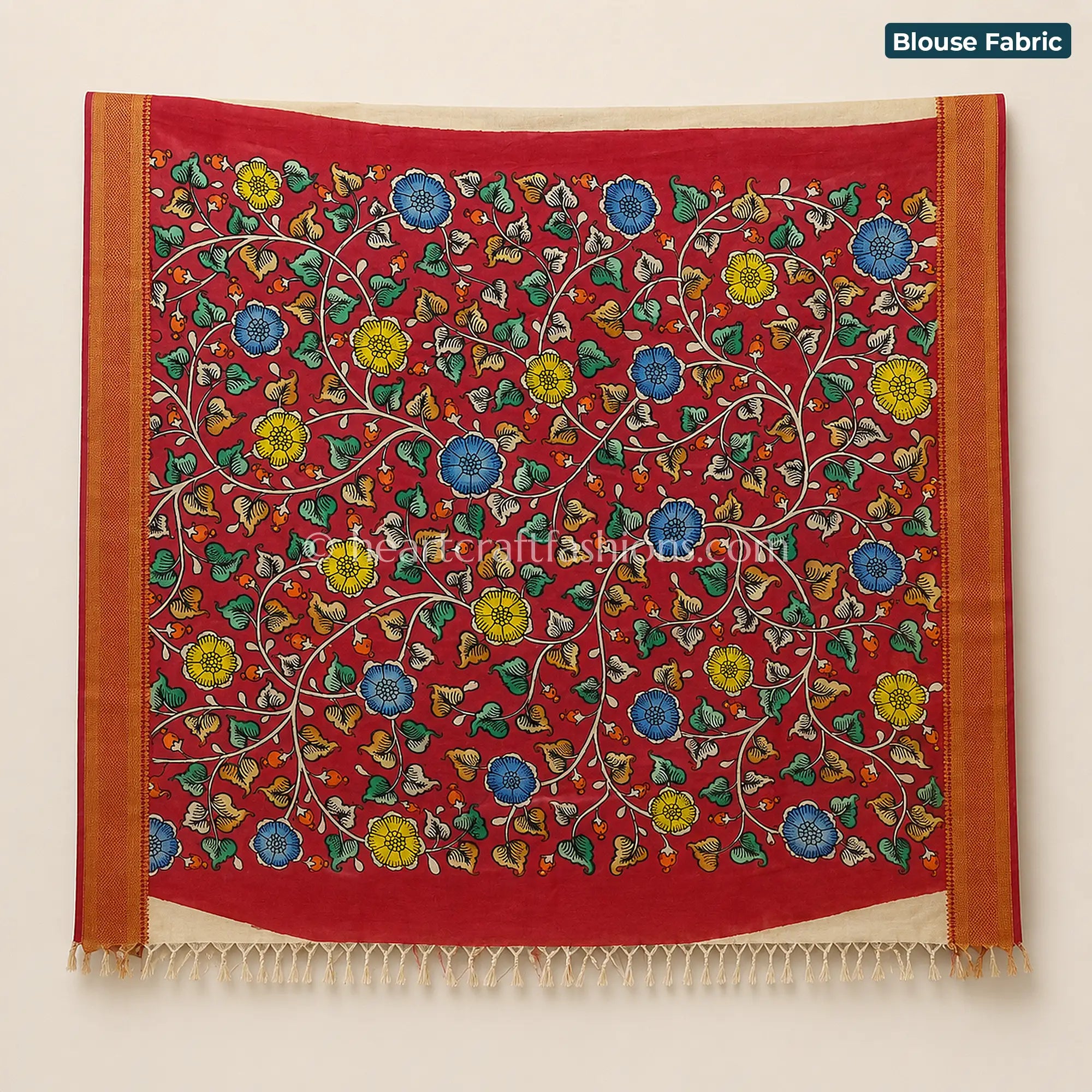 Krishna Kalamkari Bangalore Silk Saree
