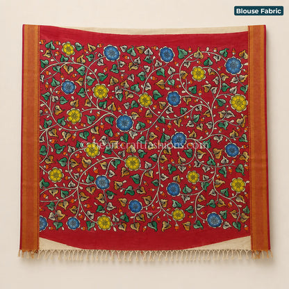 Krishna Kalamkari Bangalore Silk Saree