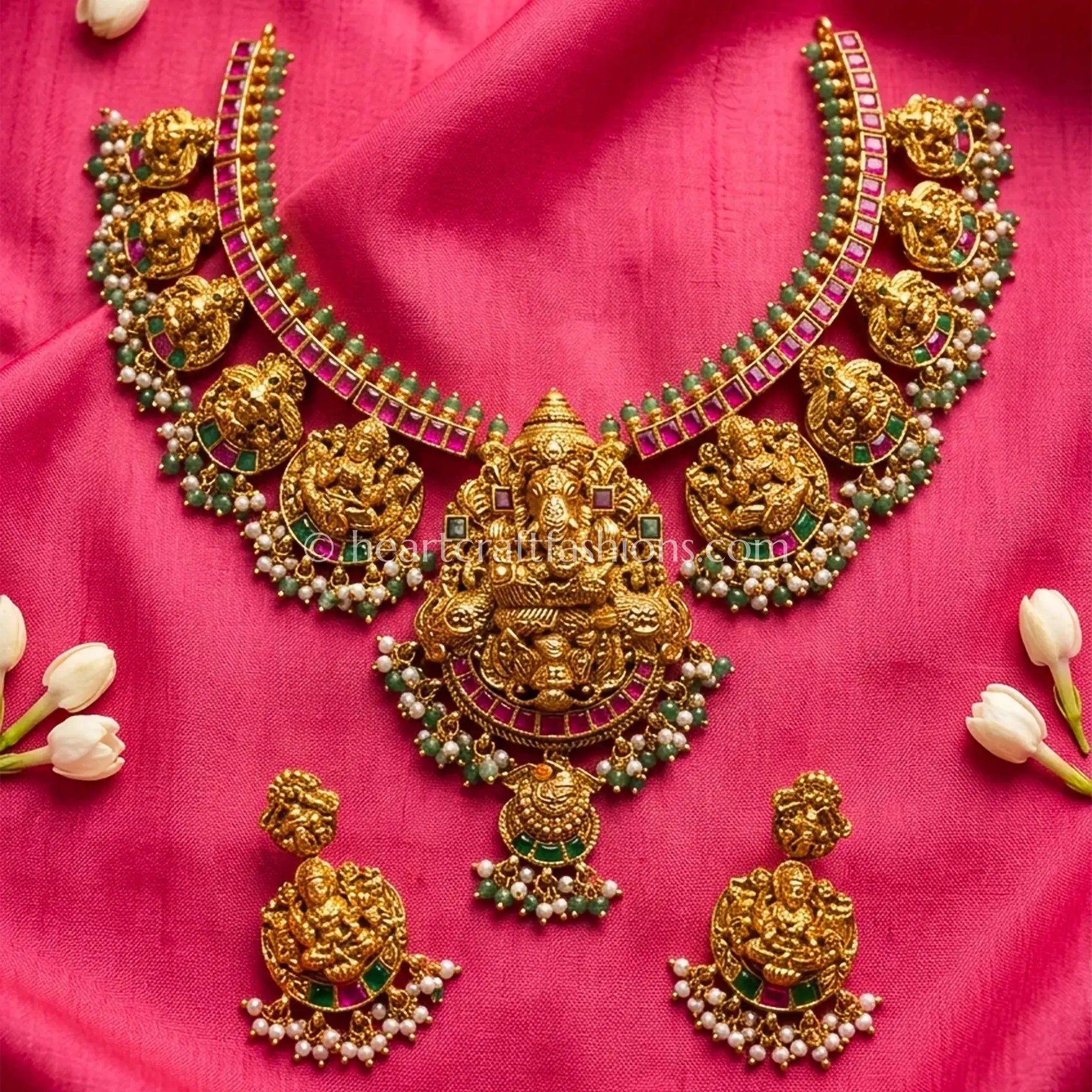 Lakshmi Temple Choker Necklace