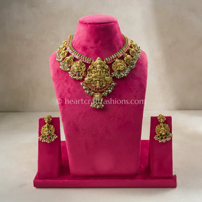 Lakshmi Temple Choker Necklace