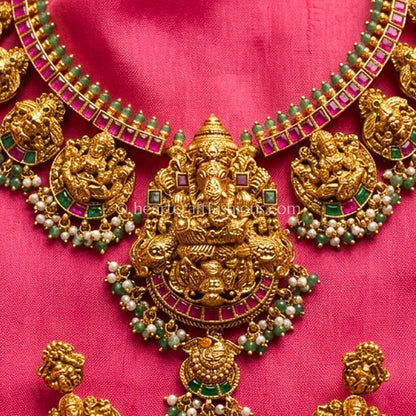 Lakshmi Temple Choker Necklace