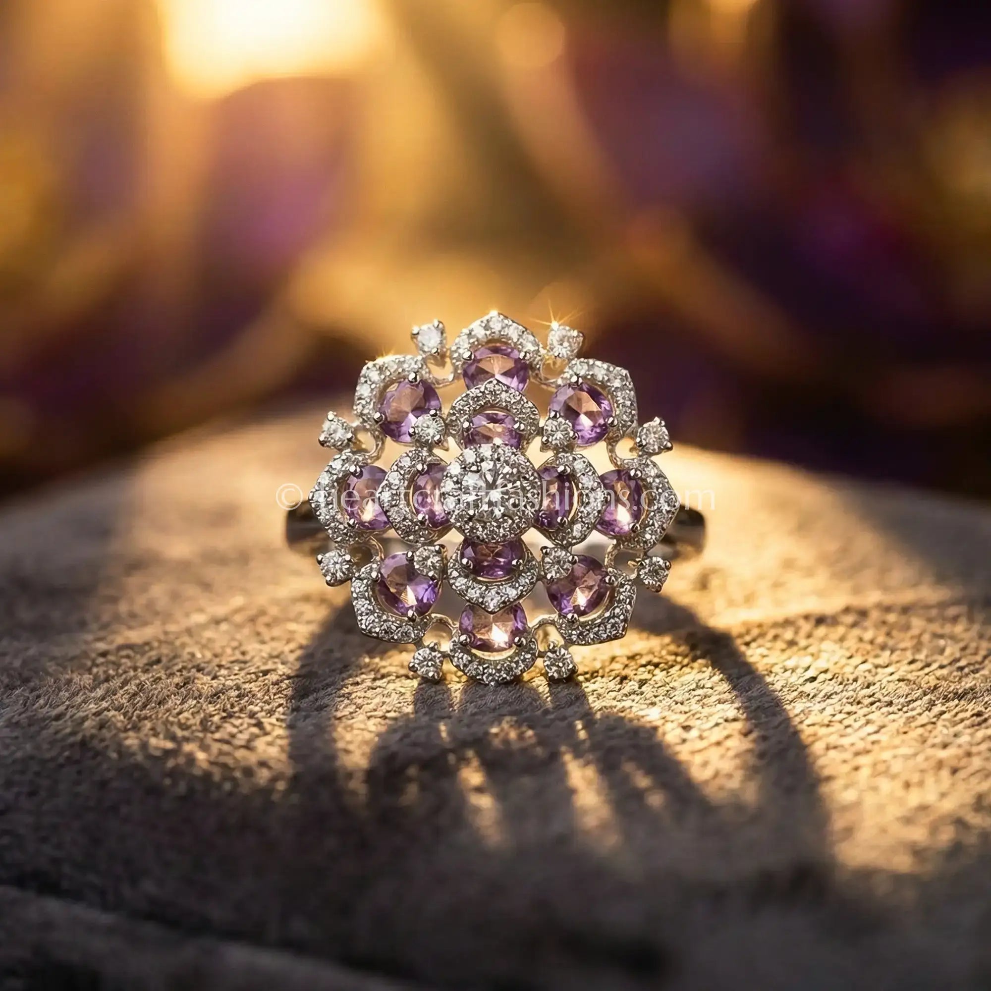 Lavender Bloom Ring