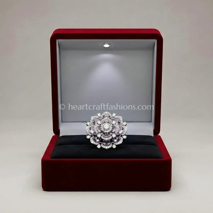 Lavender Bloom Ring