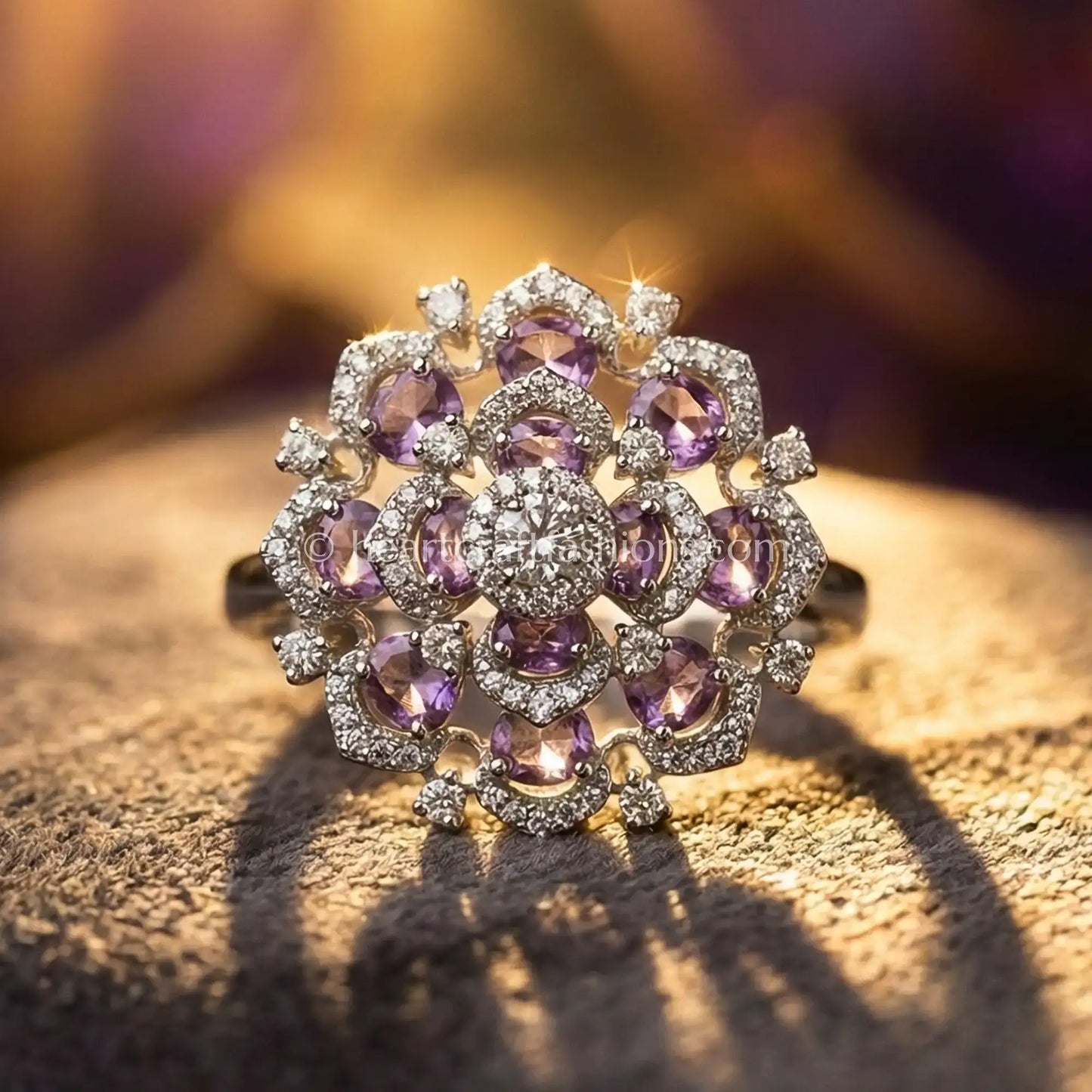 Lavender Bloom Ring