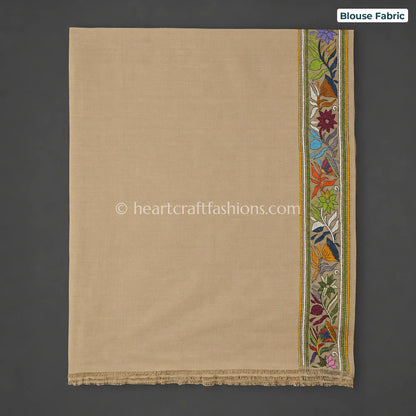 Lok Rang Kalkata Gachi Tussar Kantha Handloom Saree