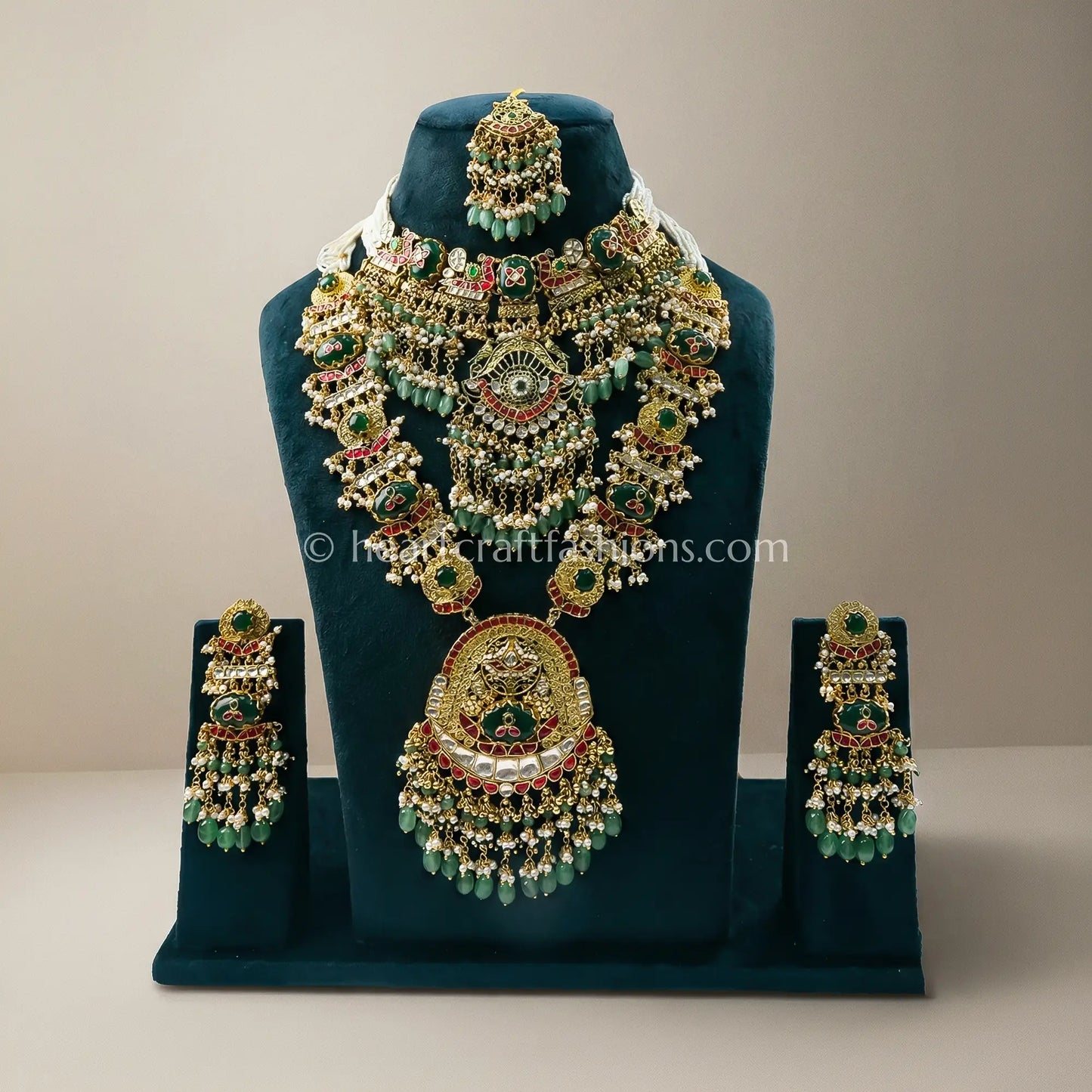Maharani Heritage Pachi Bridal Haar