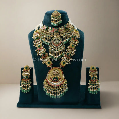 Maharani Heritage Pachi Bridal Haar
