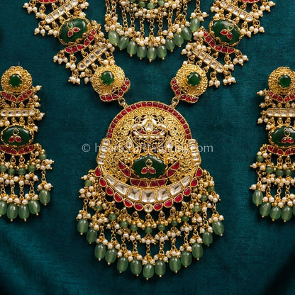 Maharani Heritage Pachi Bridal Haar