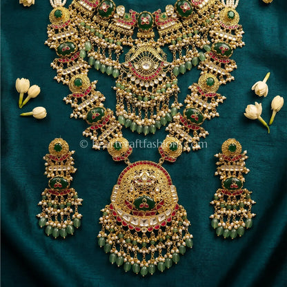 Maharani Heritage Pachi Bridal Haar