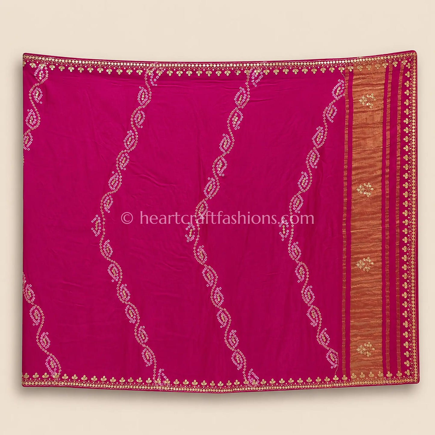 Meera Multi-Color Kali Style Designer Bandhej Lehenga