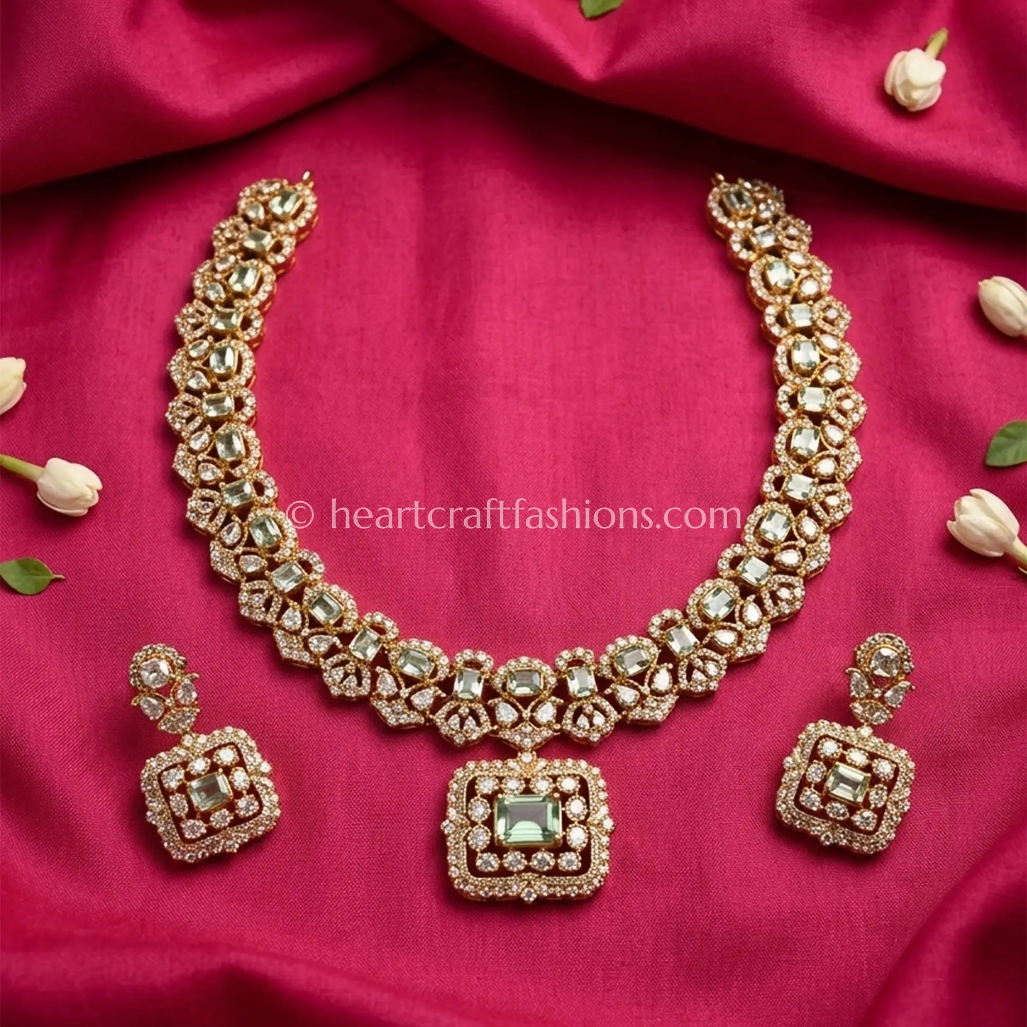 Moissanite Polki Luxe Choker Set