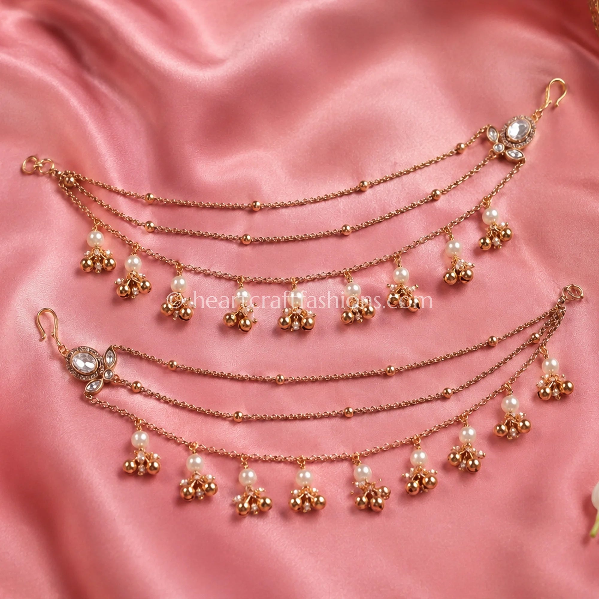 Moissanite Pearl Drop Kaan Chain