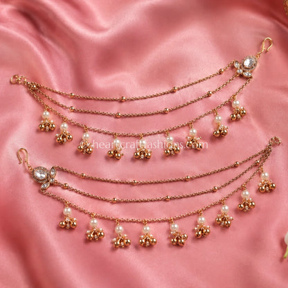 Moissanite Pearl Drop Kaan Chain