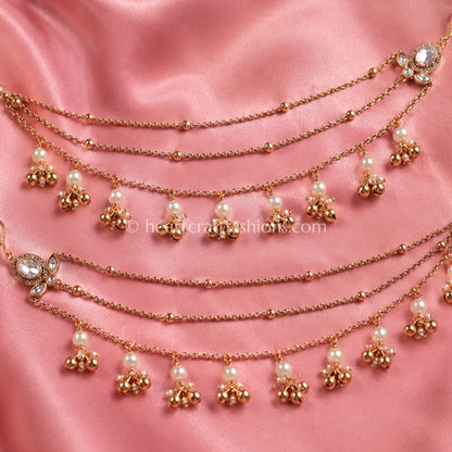 Moissanite Pearl Drop Kaan Chain