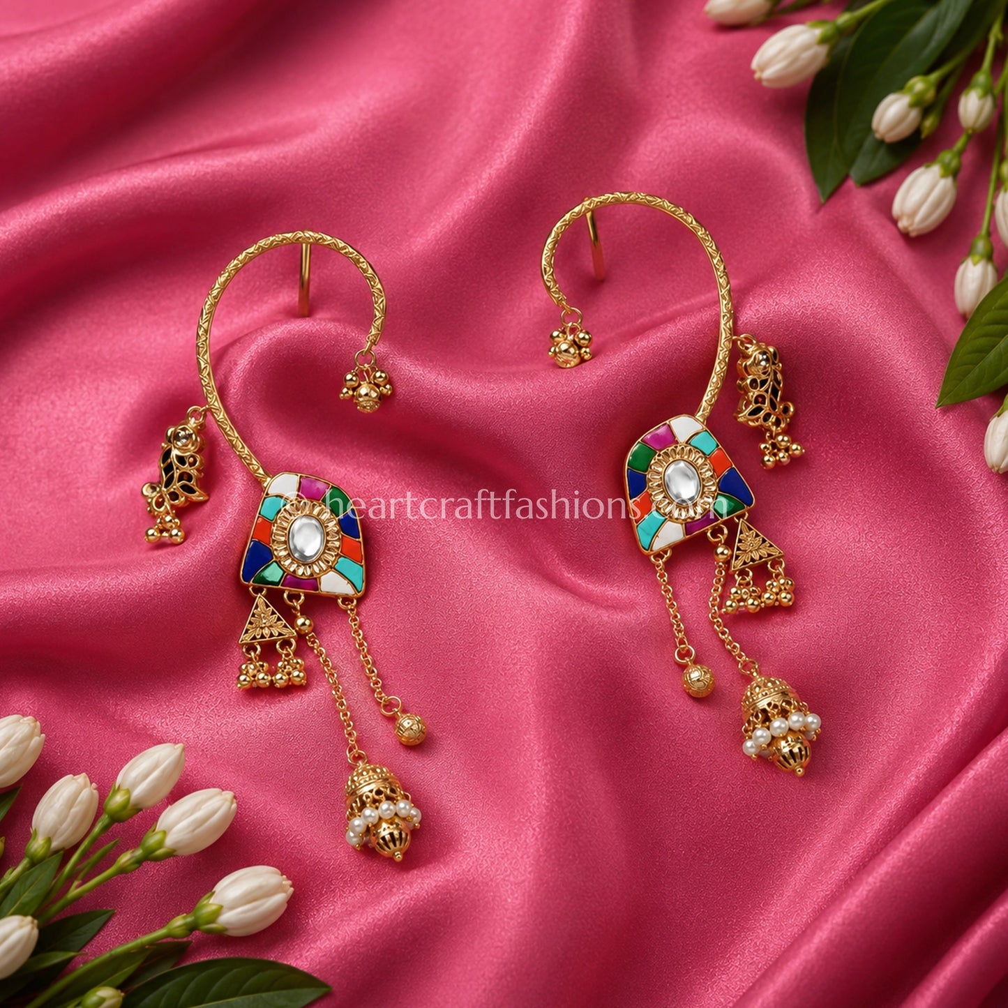 Navratna Amrapali Inspired Ear Cuffs (Bugadi)