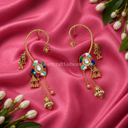 Navratna Amrapali Inspired Ear Cuffs (Bugadi)