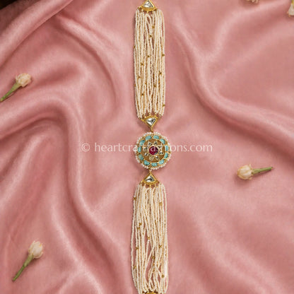 Neel Pushp Pachi Kundan Sheesh Phool