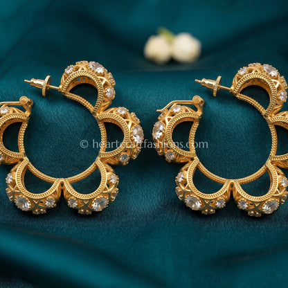 Noor Moissanite Hoop Bali