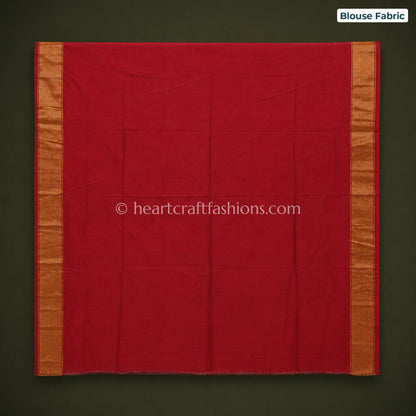 Off White & Red Traditional Patola Silk Saree