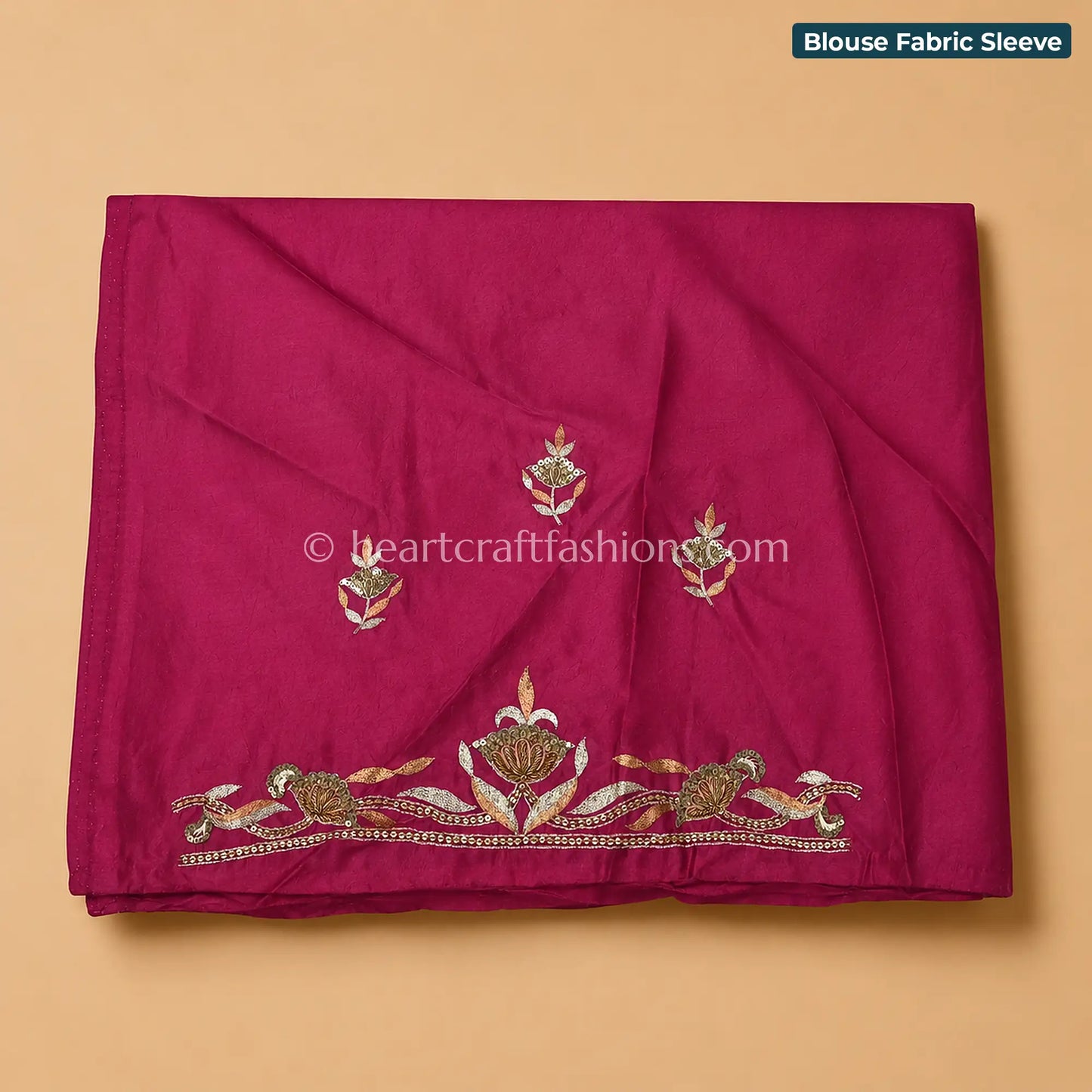 Ombre Orange Pink Designer Kora Silk Gota Patti & Heavy Pita Handwork Saree