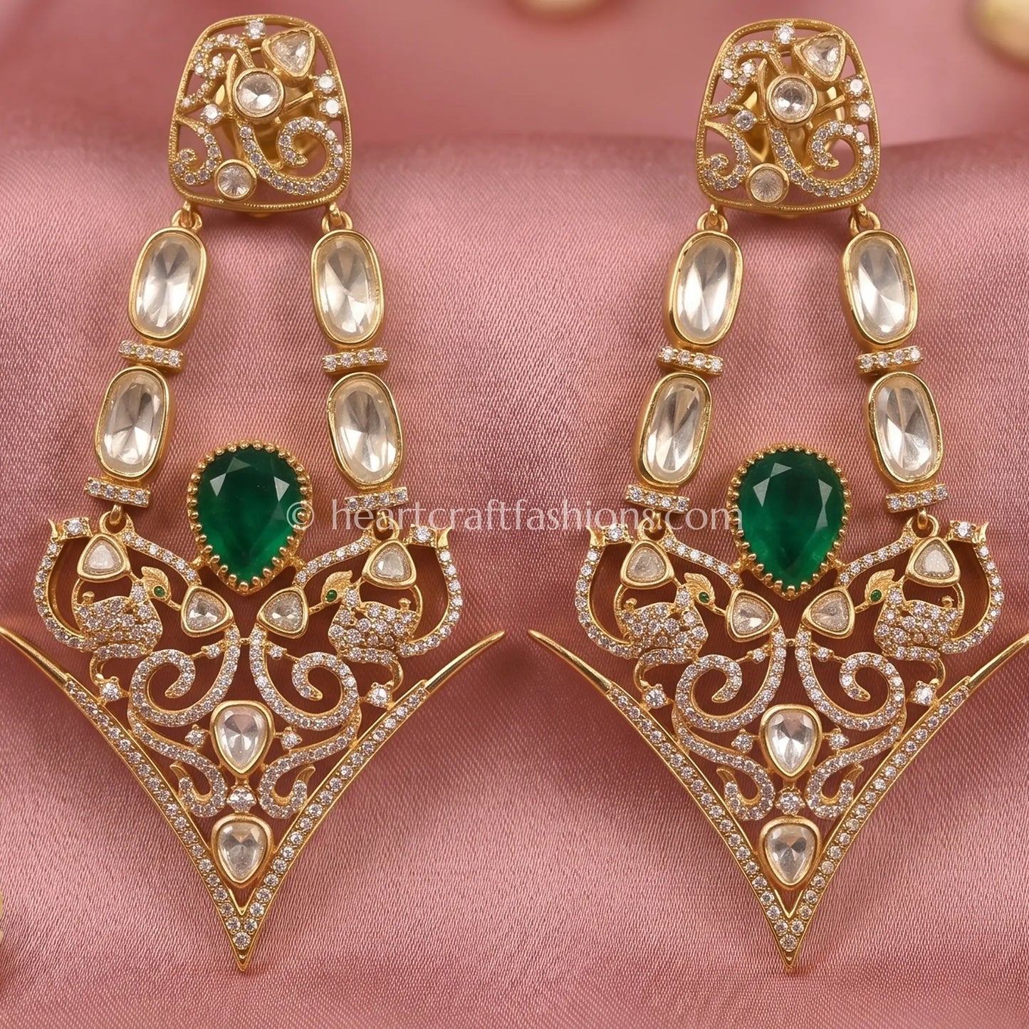 Panna Royal Moissanite Danglers