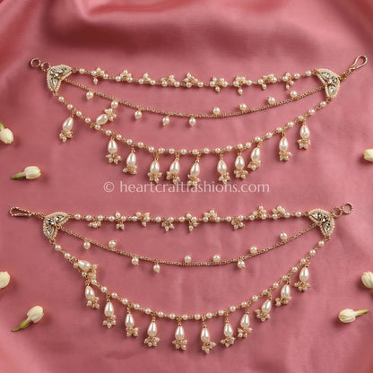 Pearl Drop Kaan Chain (Ear Chain)