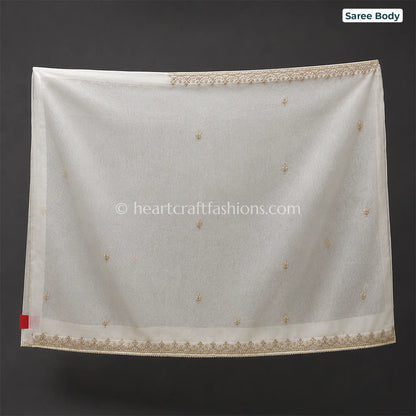 Pearl Mor Organza Gota Patti Saree
