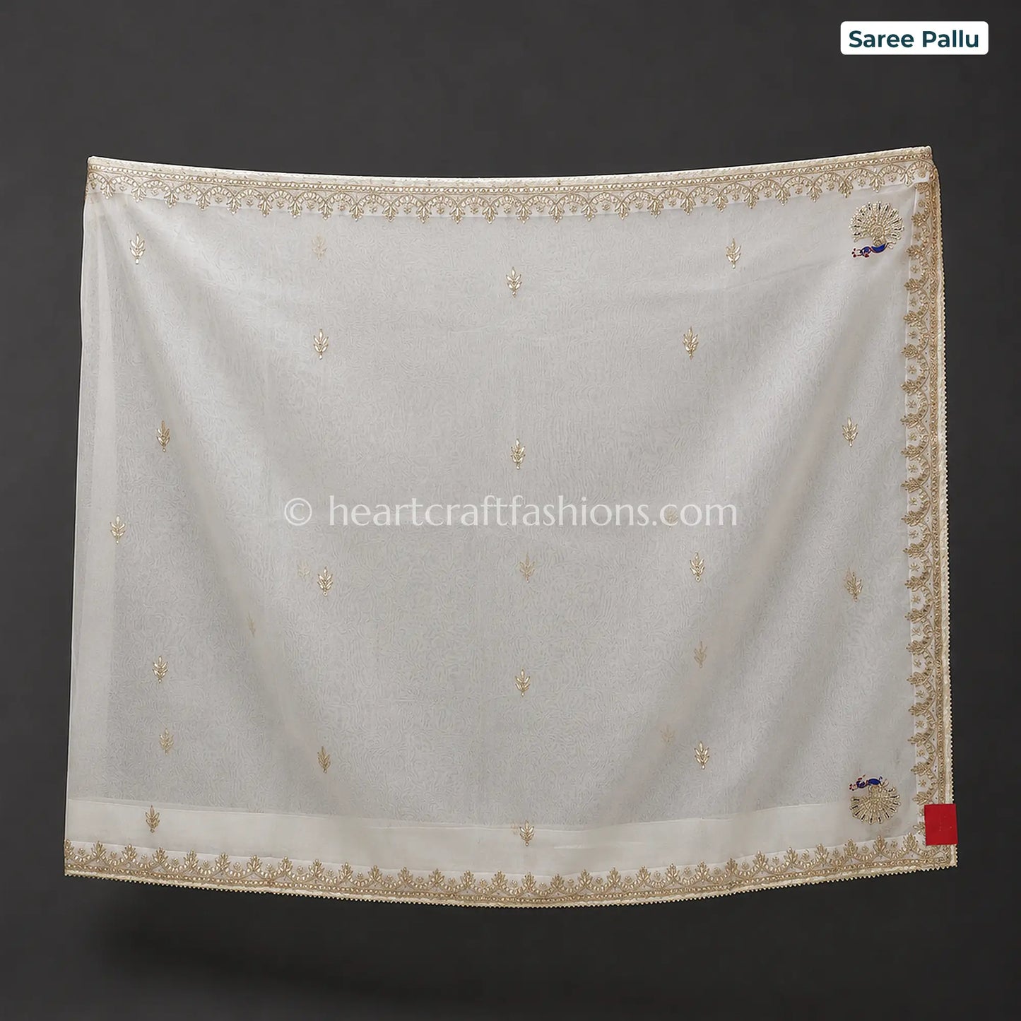Pearl Mor Organza Gota Patti Saree
