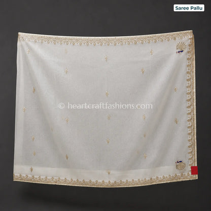 Pearl Mor Organza Gota Patti Saree
