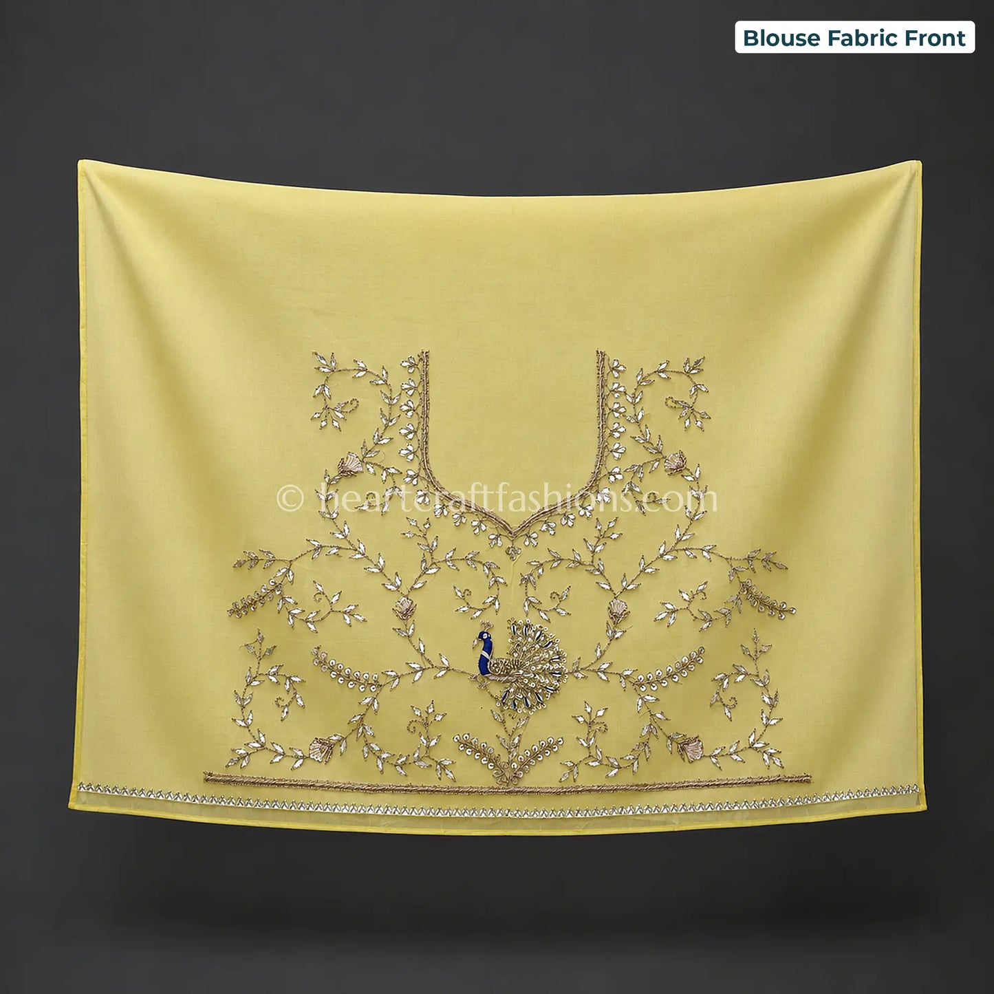 Pearl Mor Organza Gota Patti Saree