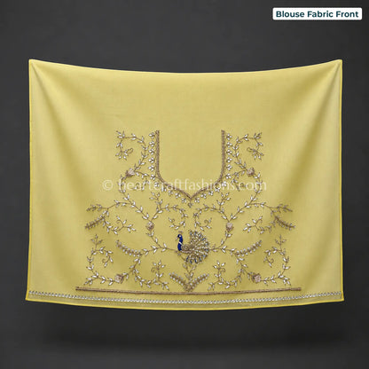 Pearl Mor Organza Gota Patti Saree