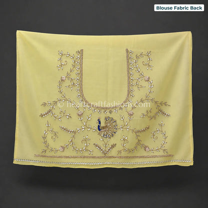 Pearl Mor Organza Gota Patti Saree