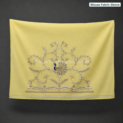 Pearl Mor Organza Gota Patti Saree