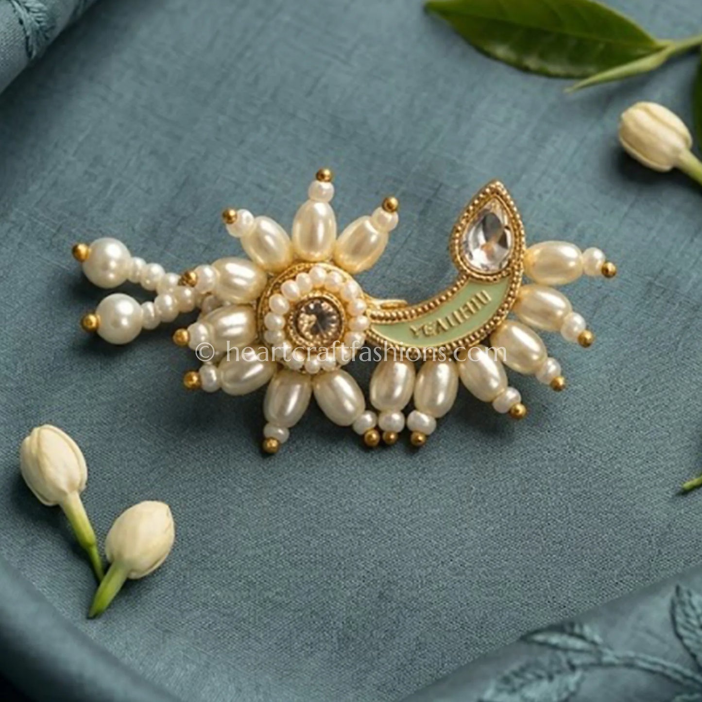 Pearl Petal Sunburst & Mango Crest Maharashtrian Nath
