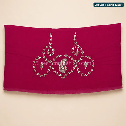 Premium Rani Pink & Red Rai Bandhej Pure Gajji Silk Gota Patti Saree