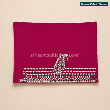 Premium Rani Pink & Red Rai Bandhej Pure Gajji Silk Gota Patti Saree