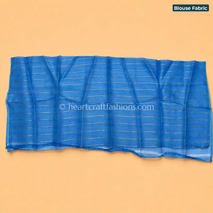 Purple Gold Butti Kora Silk Banarasi Saree