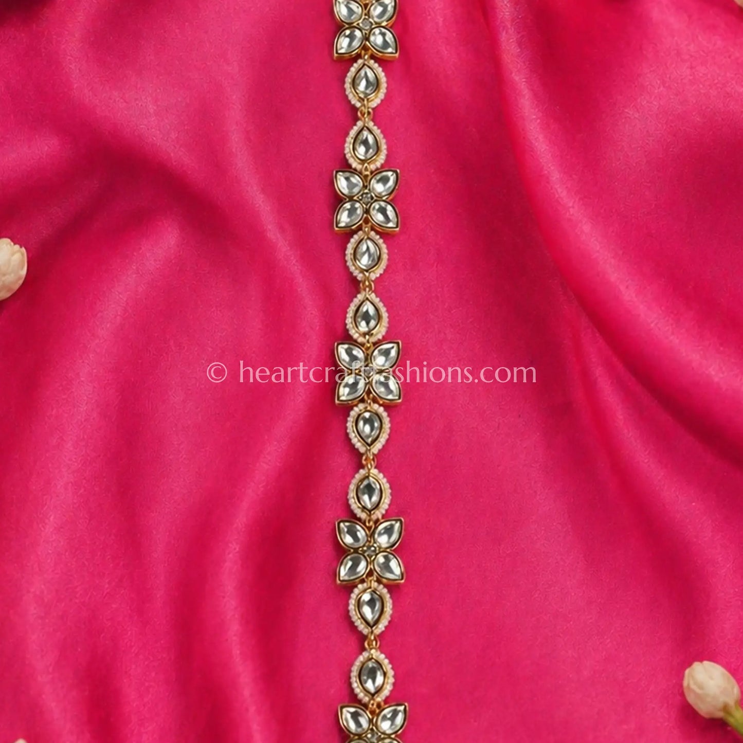 Pushp Crystal Sunehri Kundan Sheesh Patti