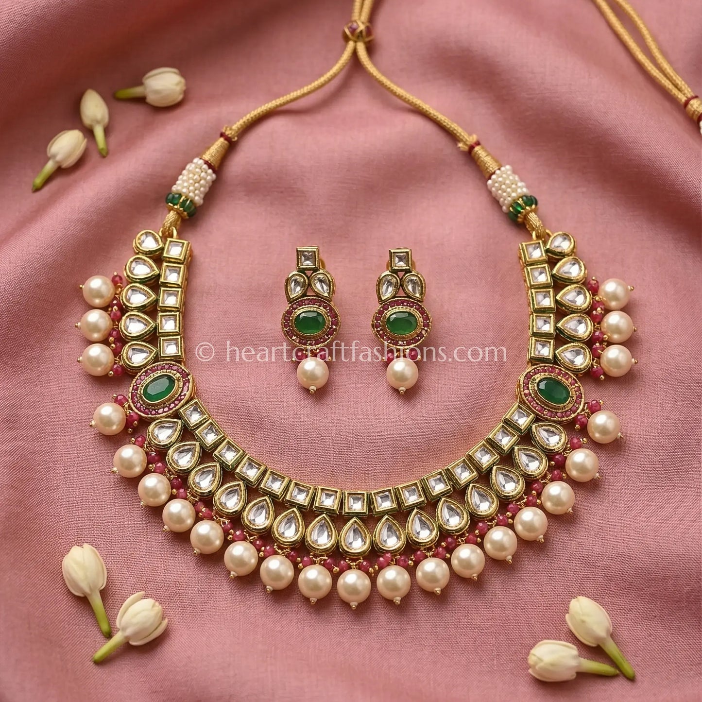 Reversible AD Kundan Dual Tone Elegance Choker
