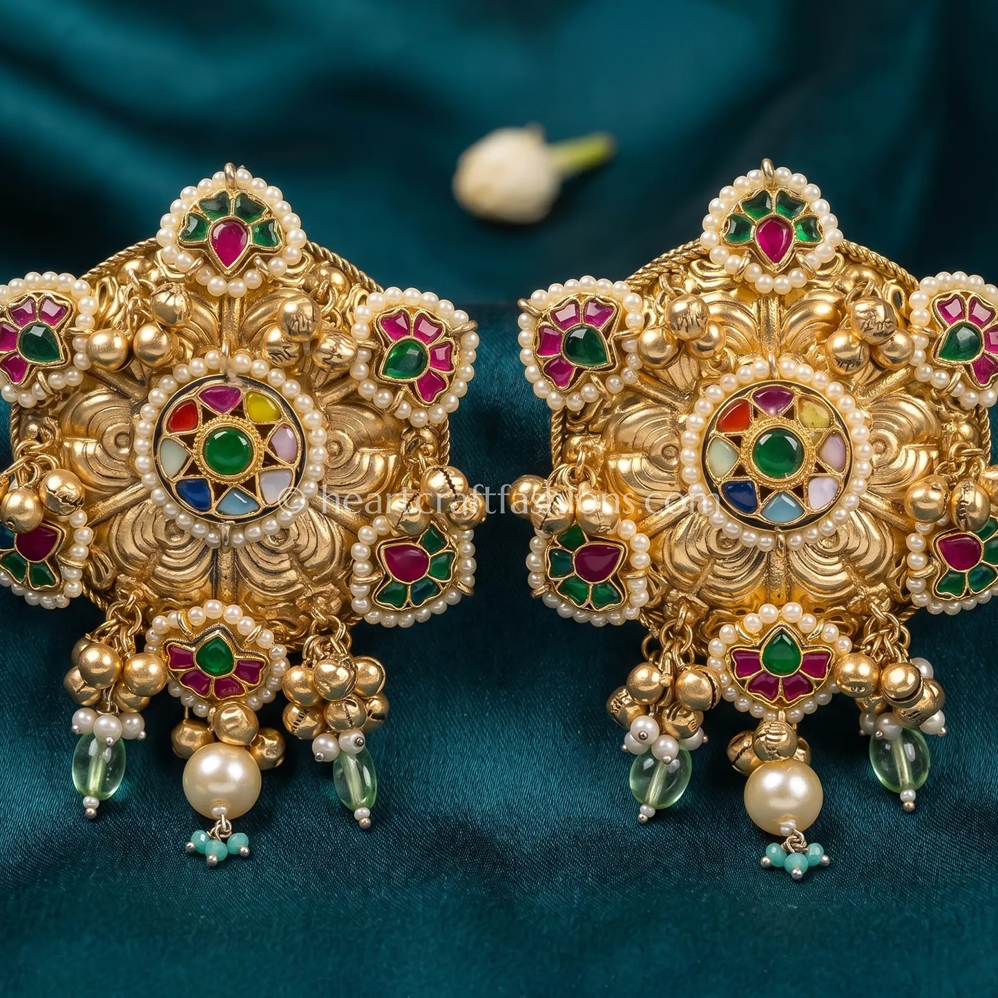 Rajsi Giant Fusion Pachi Statement Stud Earrings