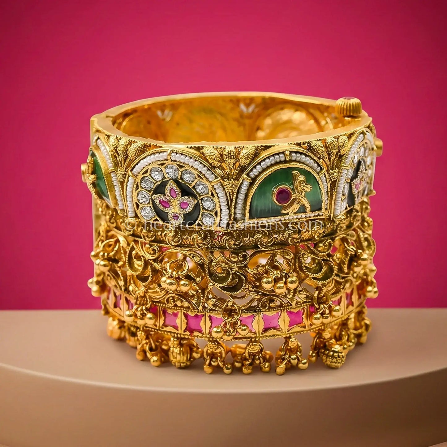 Rajsi Heritage Pachi Floral Patla