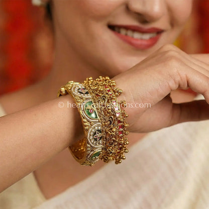 Rajsi Heritage Pachi Floral Patla