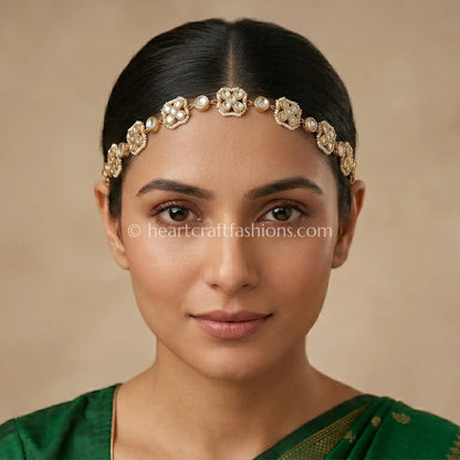 Rajsi  Sunehri Kundan Sheesh Patti