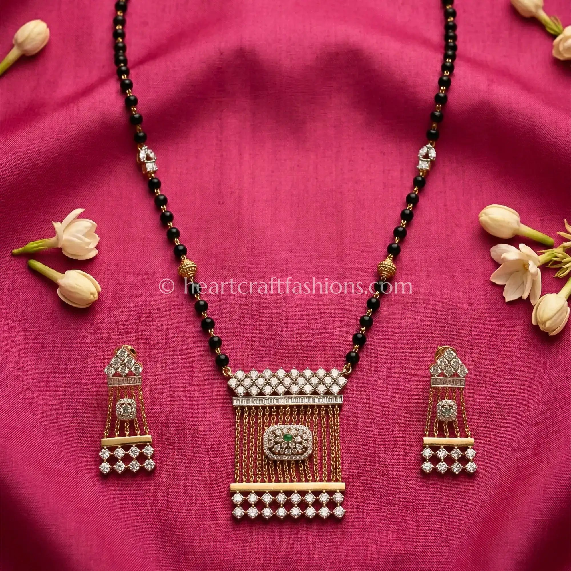Zircon Diamond Panel Mangalsutra