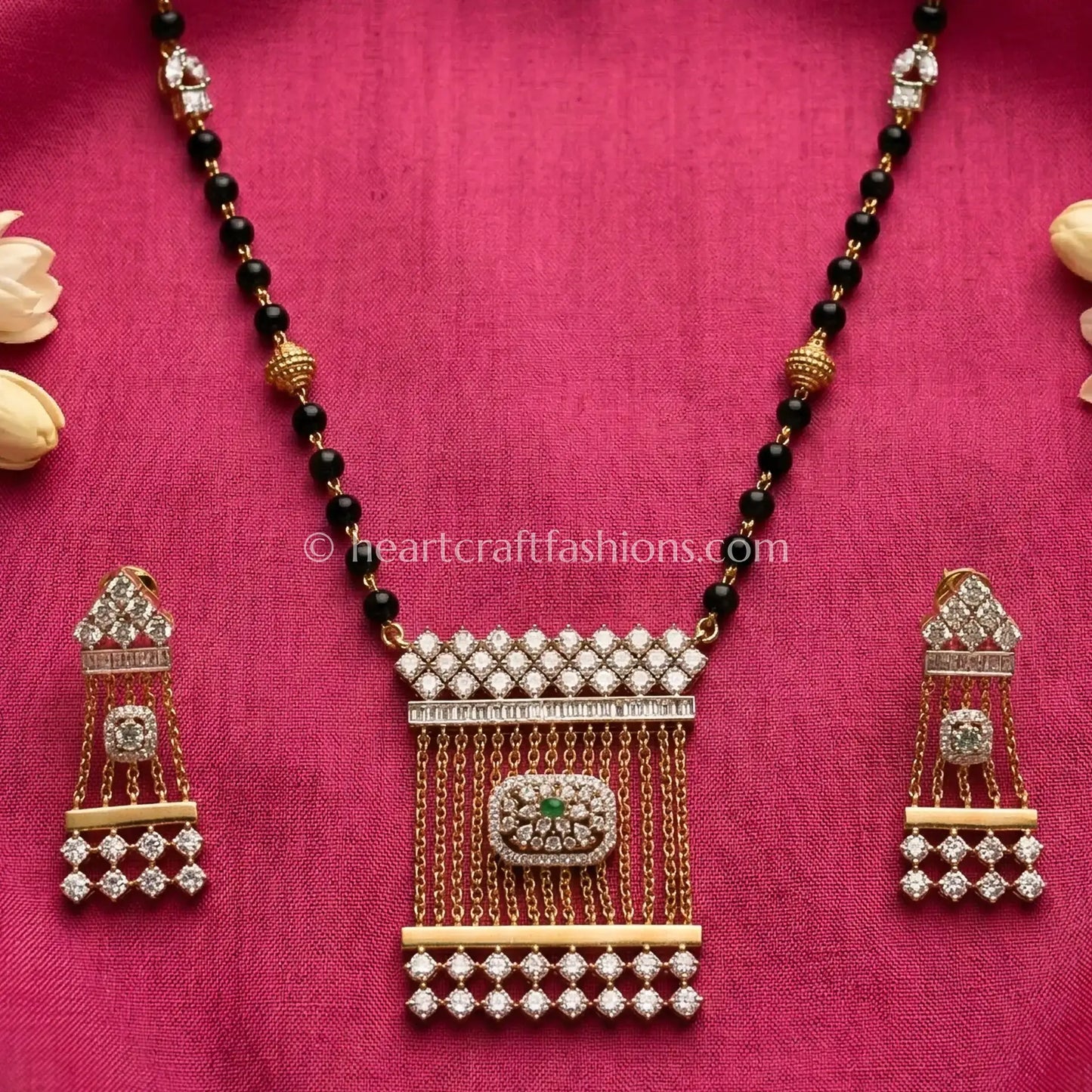 Zircon Diamond Panel Mangalsutra
