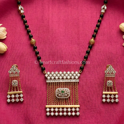 Zircon Diamond Panel Mangalsutra