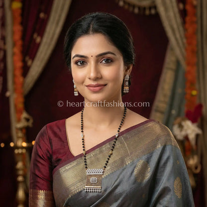 Zircon Diamond Panel Mangalsutra