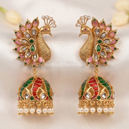 Rangmayur Amrapali Jhumkas